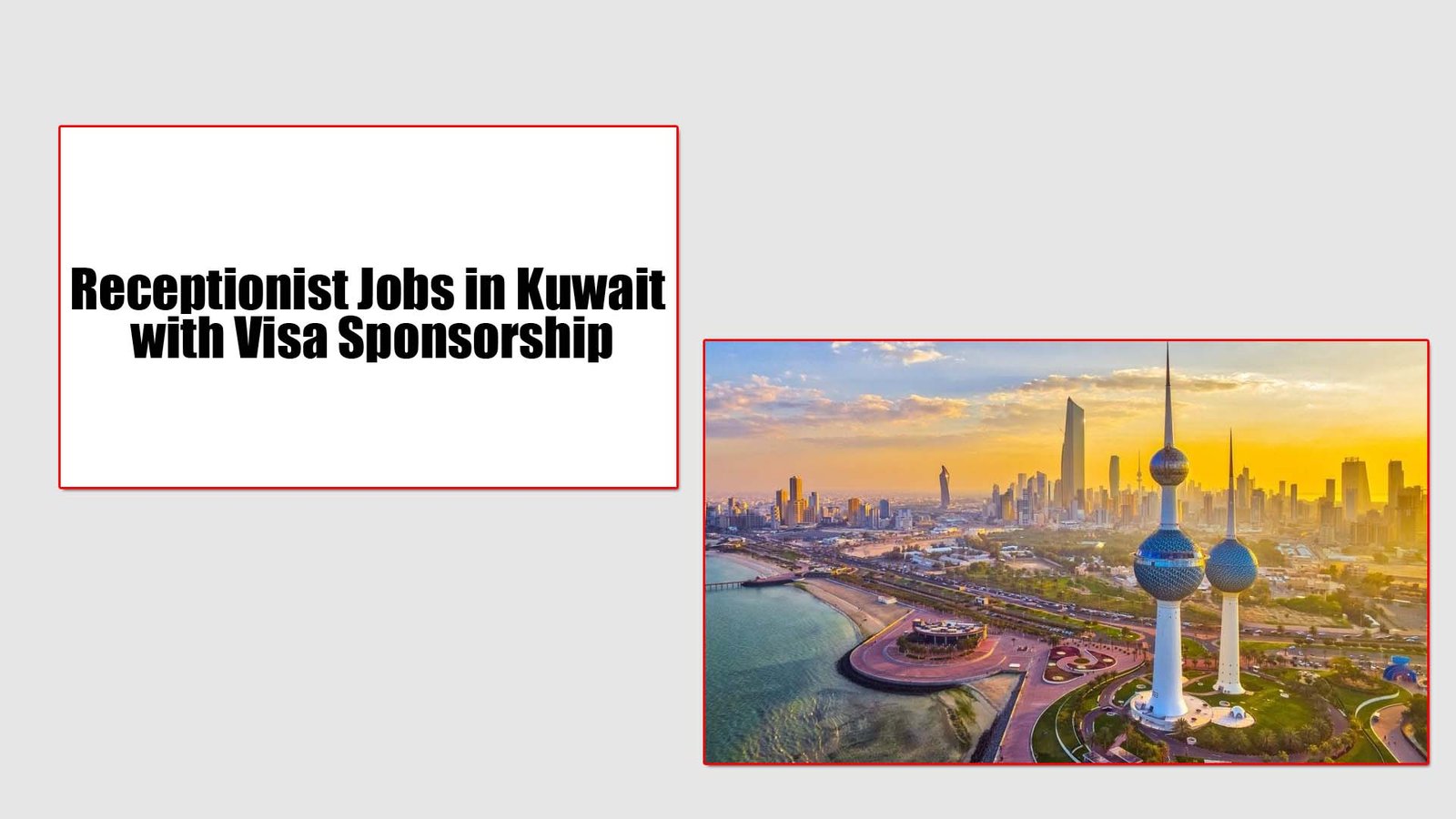 Receptionist Jobs in Kuwait with Visa Sponsorship