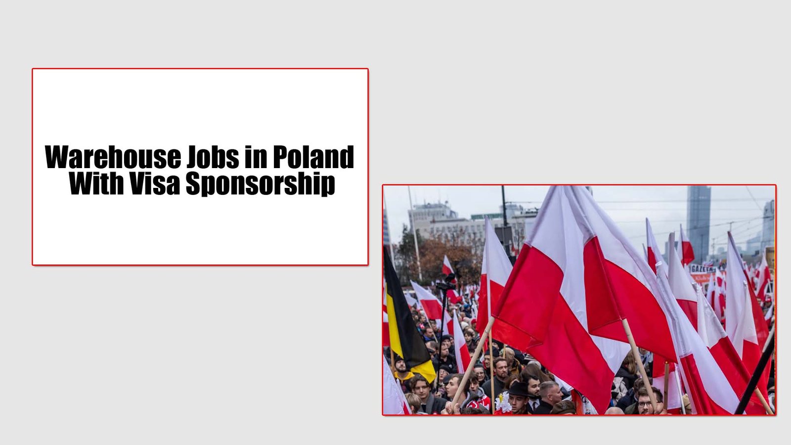 Warehouse Jobs in Poland With Visa Sponsorship
