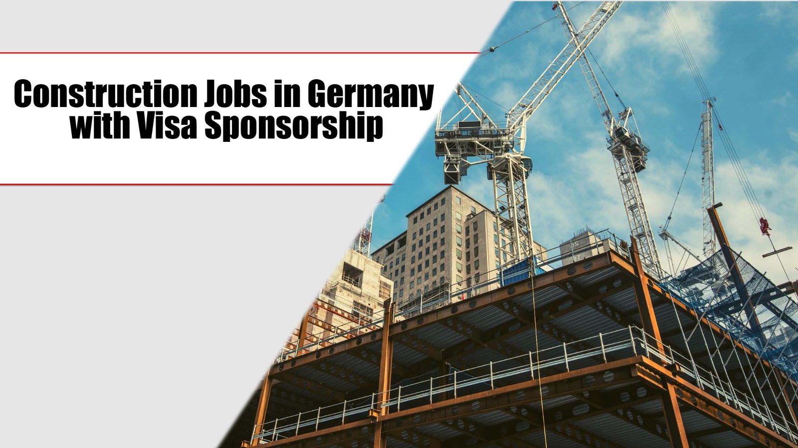 Construction Jobs In Germany With Visa Sponsorship Oportunityjobs
