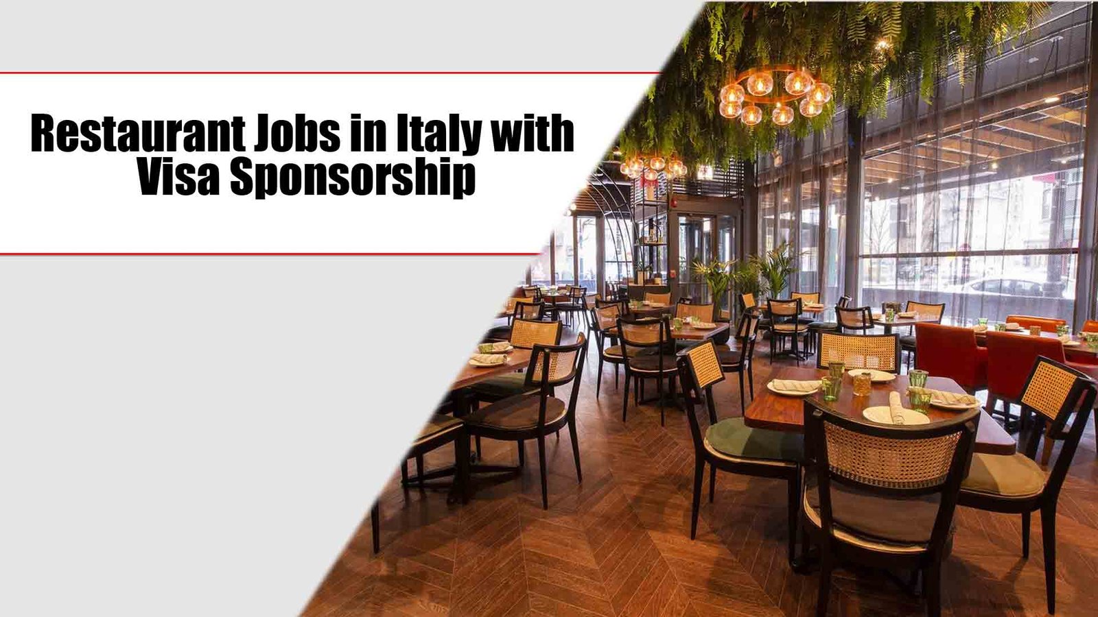 Restaurant Jobs in Italy with Visa Sponsorship