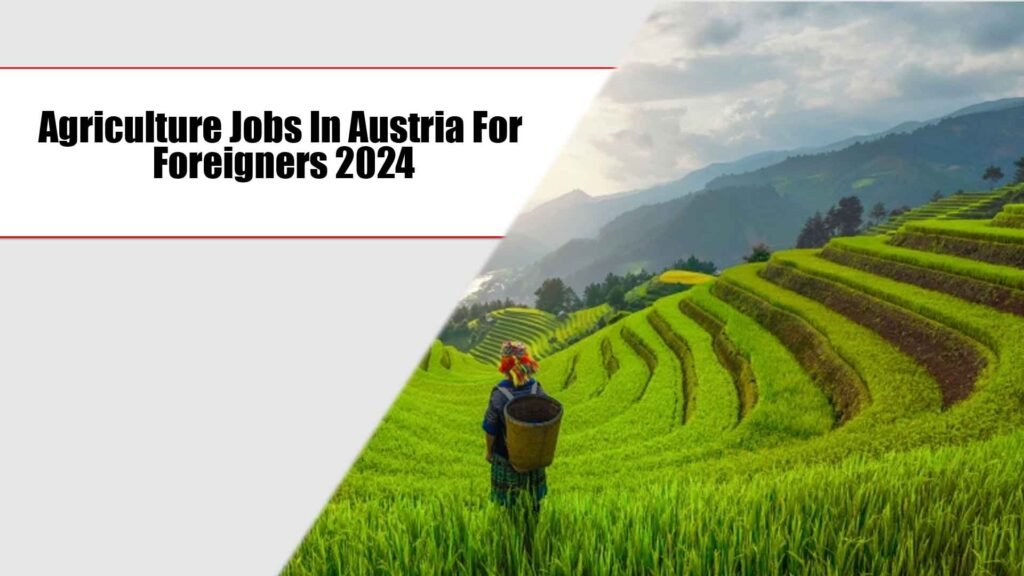 Agriculture Jobs In Austria For Foreigners 2024 (Online Apply)