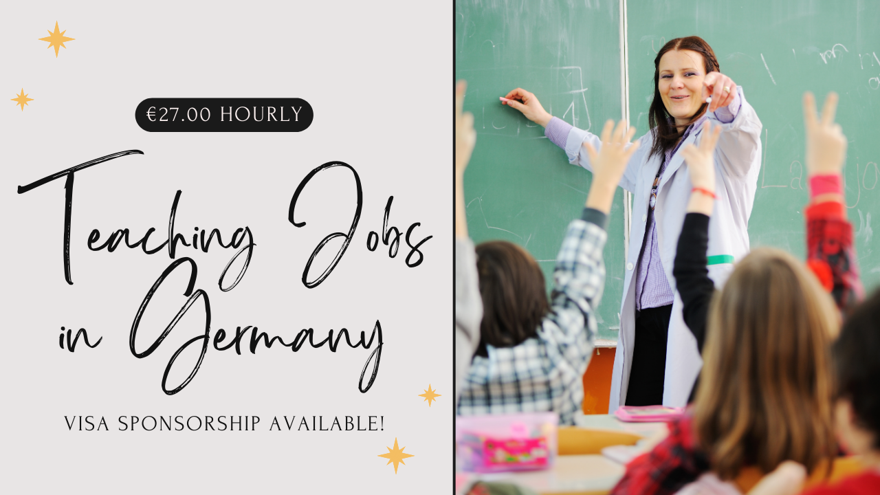 Teaching Jobs in Germany with Visa Sponsorship