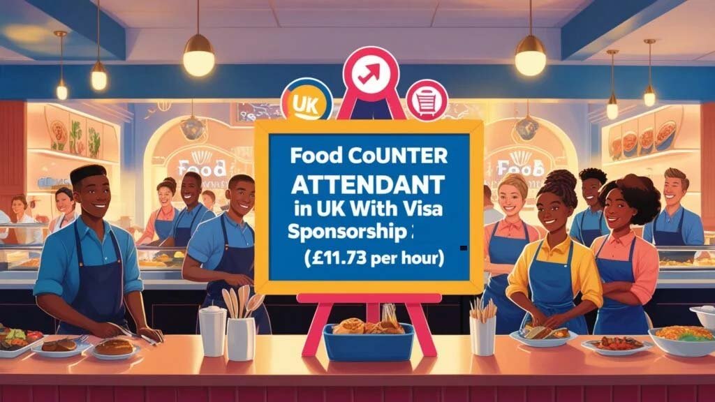 Food Counter Attendant Jobs in UK with Visa Sponsorship