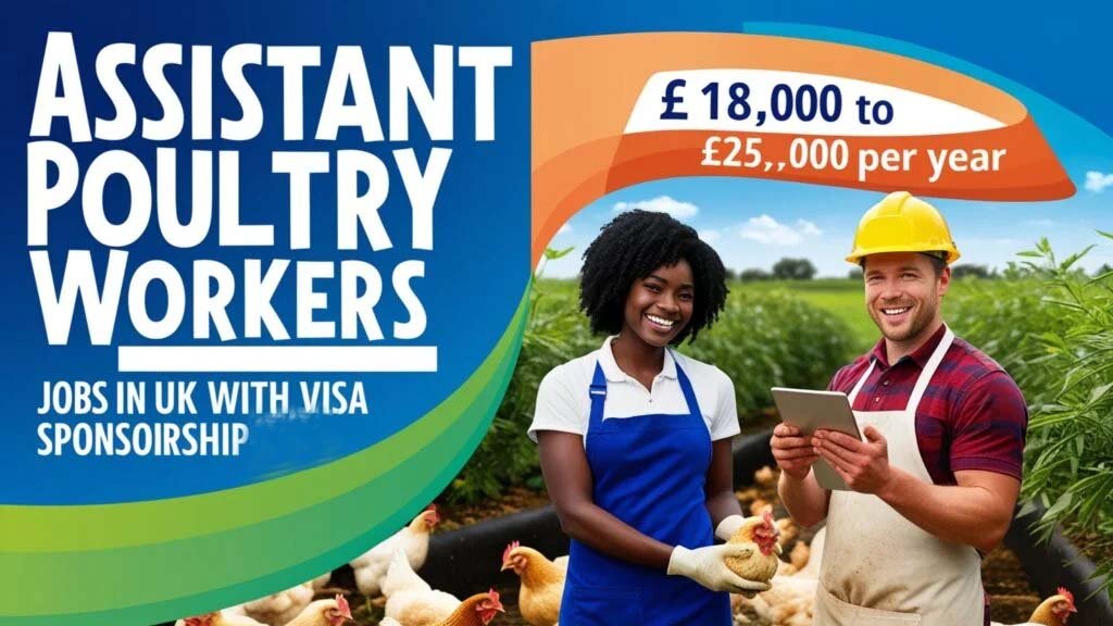 Assistant Poultry Worker Jobs in the UK with Visa Sponsorship