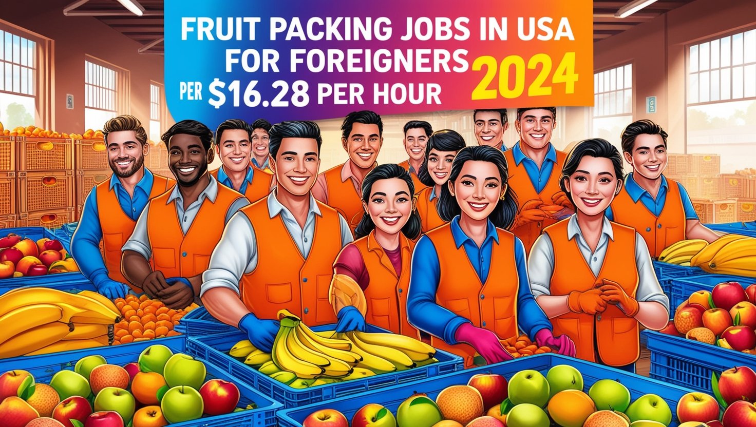 Fruit Packing Jobs in USA for Foreigners 2024 ($16.28 Per Hour)