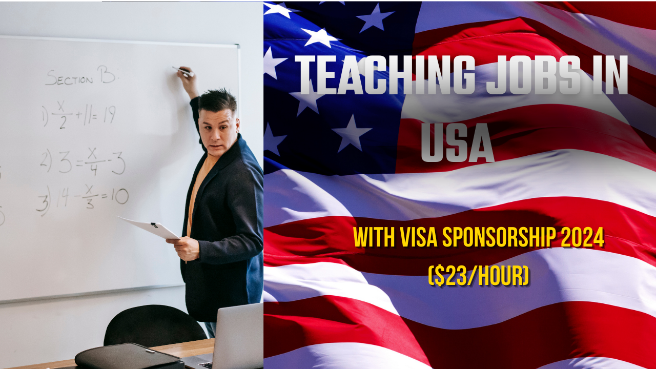 Teaching Jobs in USA with Visa Sponsorship