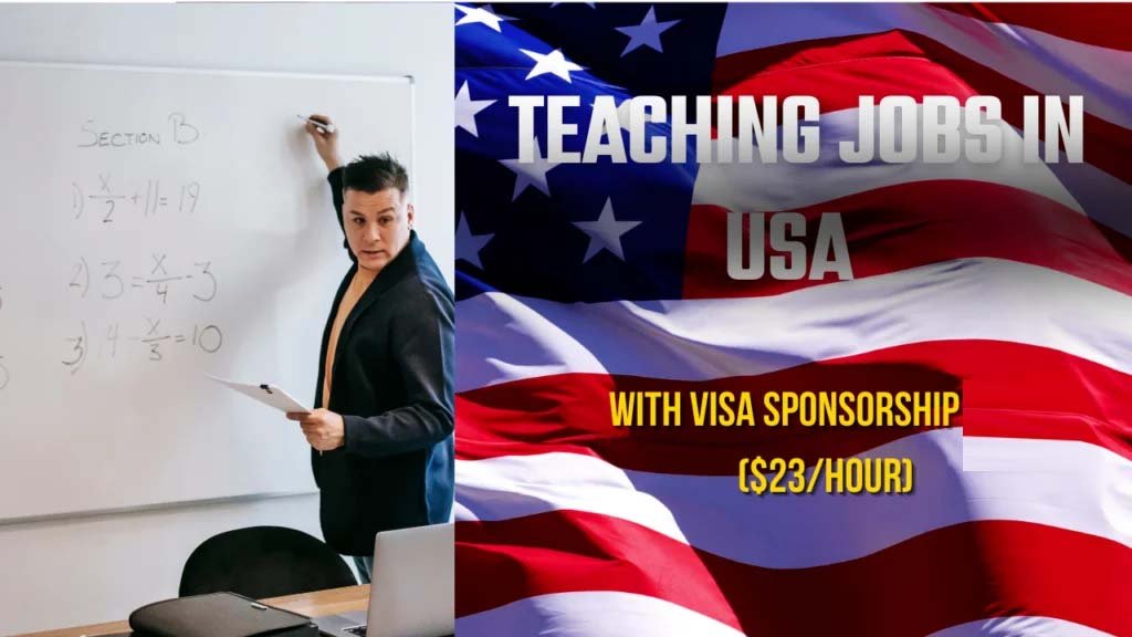 Teaching Jobs in USA with Visa Sponsorship