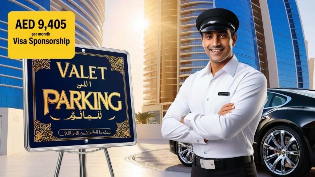 Valet Parking Attendant Jobs in Dubai with Visa Sponsorship