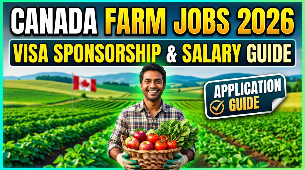 Farm Worker Jobs in Canada with Visa Sponsorship 2026 – Salary, Benefits & Application Guide