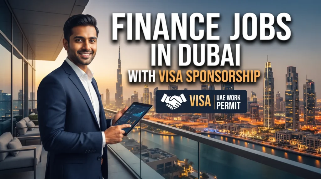 Finance Jobs in Dubai with Visa Sponsorship