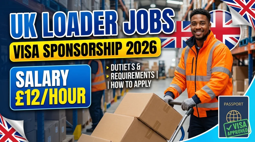Loader Jobs in the UK with Visa Sponsorship 2026 – Salary £12/Hour, Duties, Requirements & How to Apply