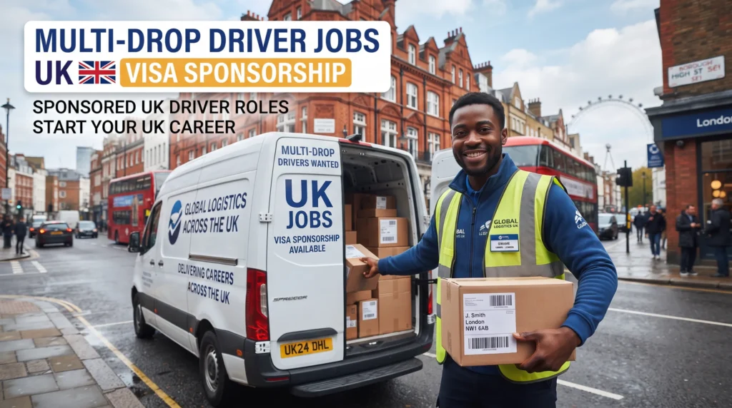 Multi Drop Driver Jobs in the UK with Visa Sponsorship