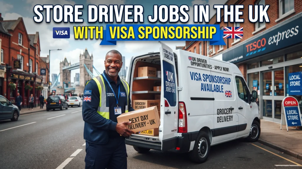 Store Driver Jobs in the UK with Visa Sponsorship