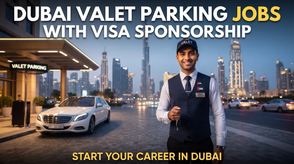 Valet Parking Attendant Jobs in Dubai with Visa Sponsorship