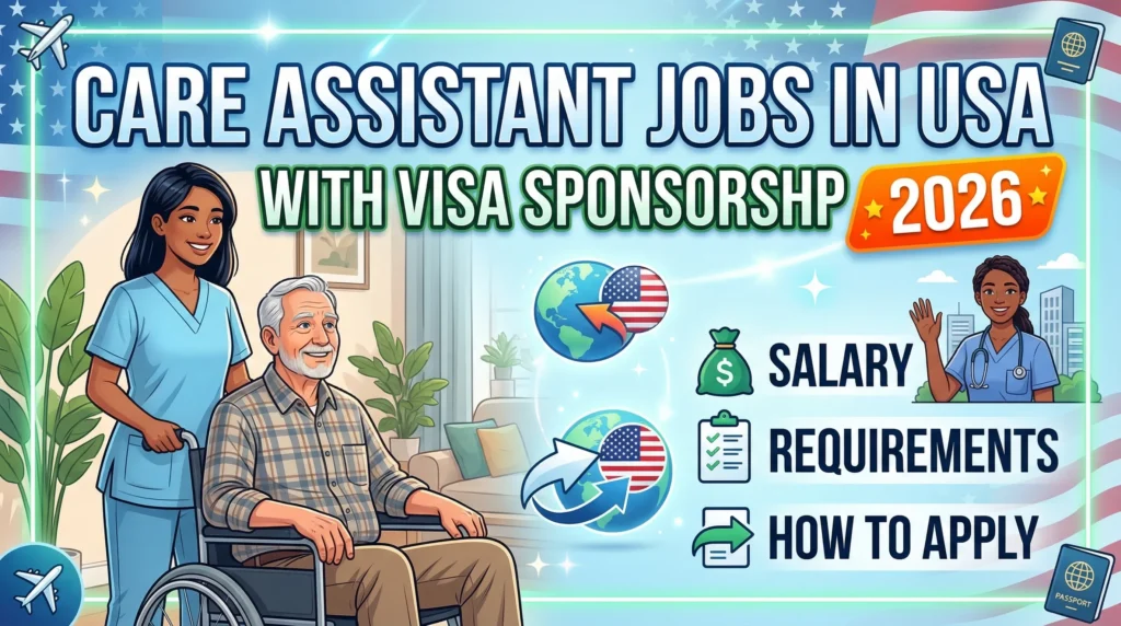 Care Assistant Jobs in USA with Visa Sponsorship 2026 – Salary, Requirements & How to Apply