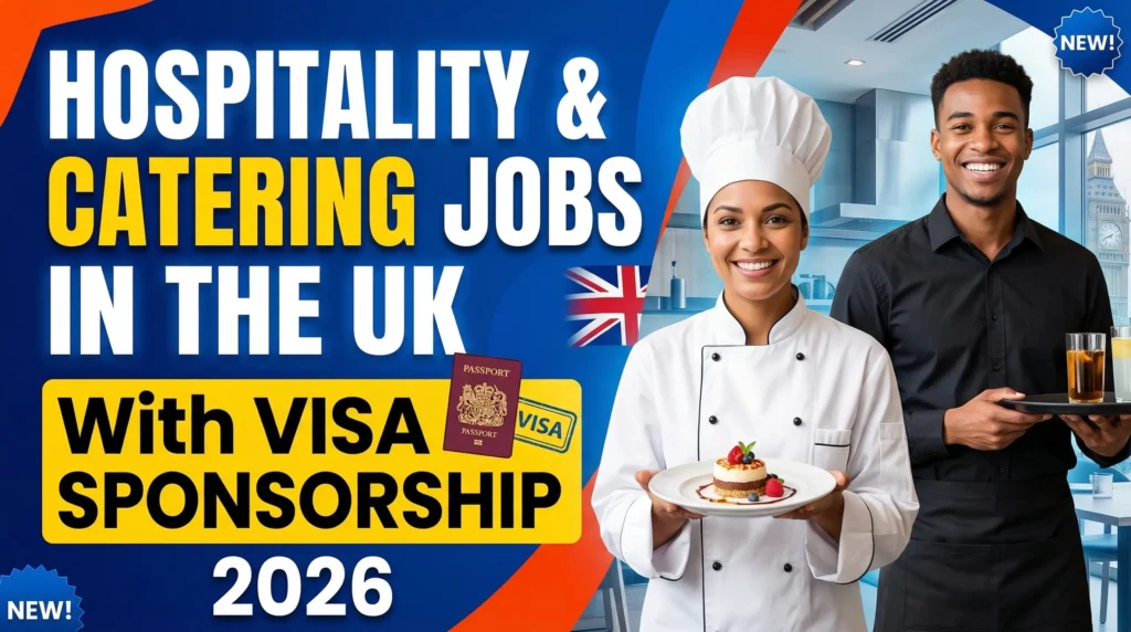 Hospitality & Catering Jobs in UK with Visa Sponsorship 2026