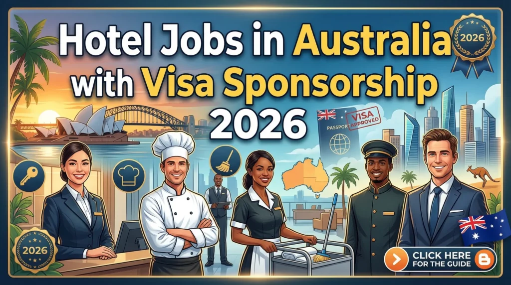 Hotel Jobs in Australia with Visa Sponsorship 2026