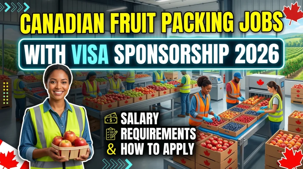 Fruit Packing Jobs in Canada with Visa Sponsorship 2026 – Salary, Requirements & How to Apply