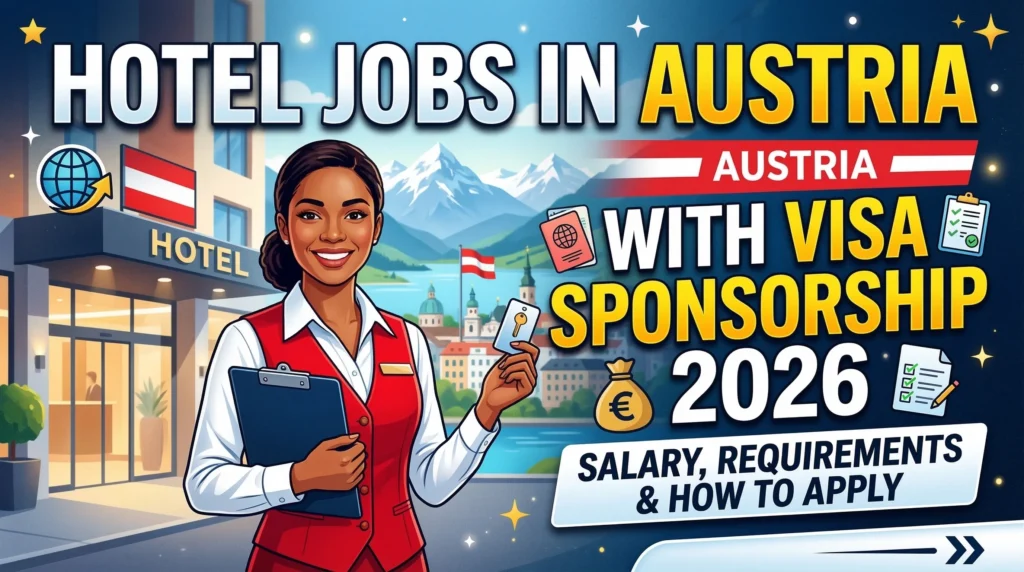 Hotel Jobs in Austria with Visa Sponsorship 2026 – Salary, Requirements & How to Apply