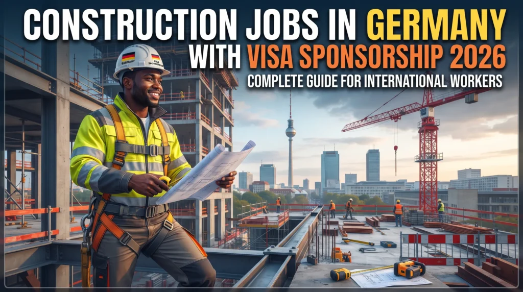 Construction Jobs in Germany with Visa Sponsorship 2026: Complete Guide for International Workers