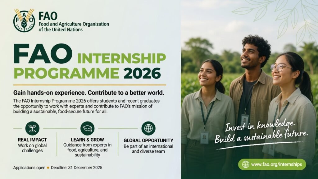 FAO Internship Programme 2026