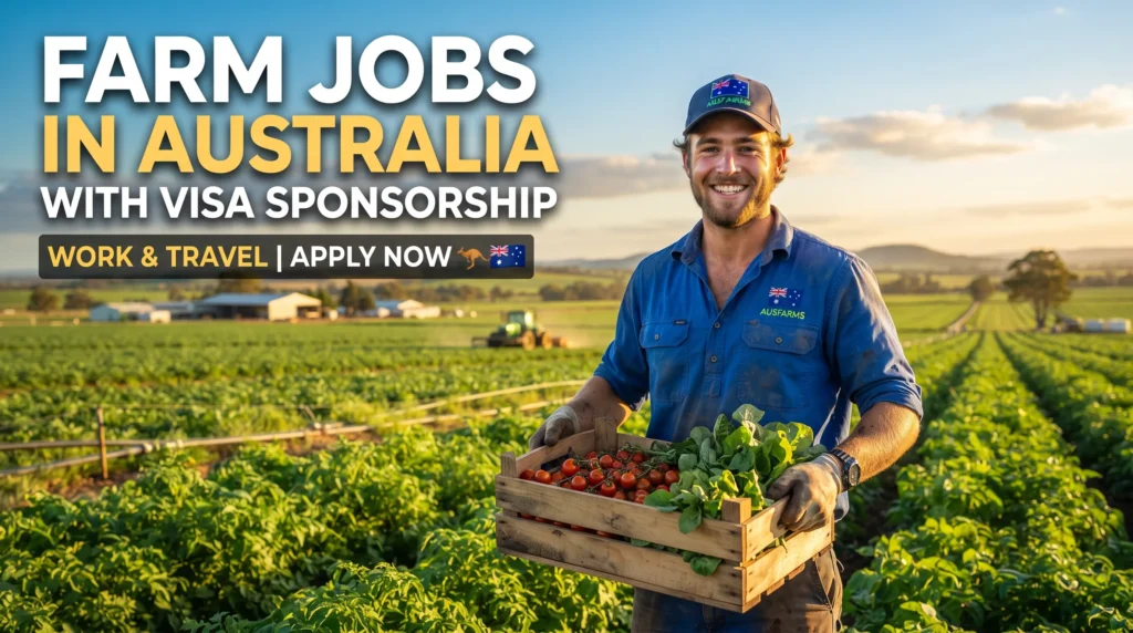 Farm Jobs in Australia with Visa Sponsorship
