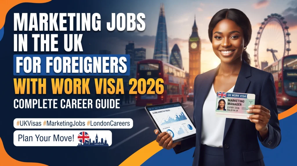 Marketing Jobs in UK for Foreigners with Work Visa 2026: Complete Career Guide