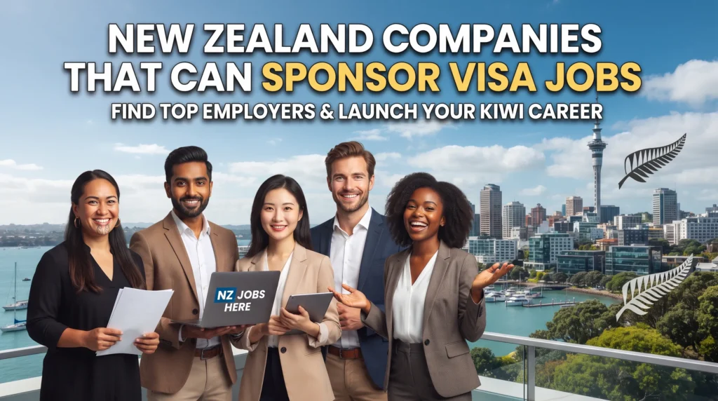 New Zealand Companies That Can Sponsor Visa Jobs