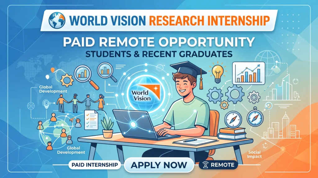 World Vision Research Internship 2026: Paid Remote Opportunity for Students and Recent Graduates