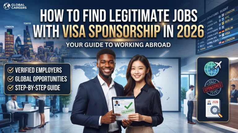How to Find Legitimate Jobs With Visa Sponsorship in 2026