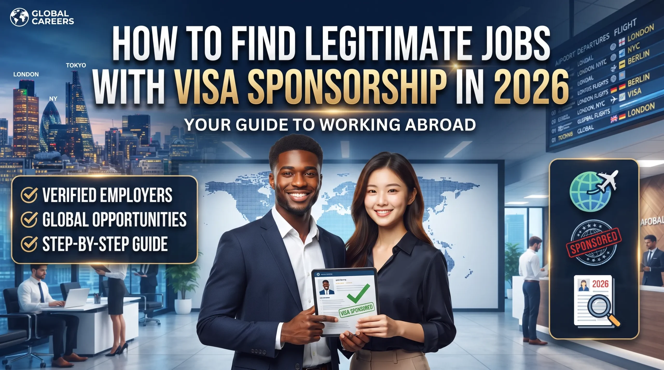 How to Find Legitimate Jobs With Visa Sponsorship in 2026